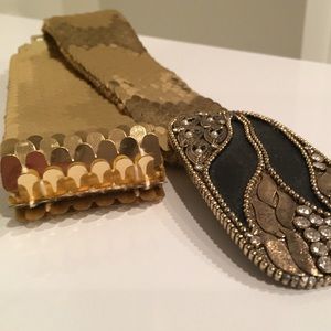 Vintage gold belt